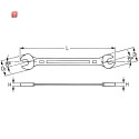 HEYCO / 50800161880 / DOPPELMAULSCHL. CV 50800 16 X 18 MM...