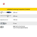 HEYCO / 50851301583 / STECKSCHLÜSSEL-GARNITUR...