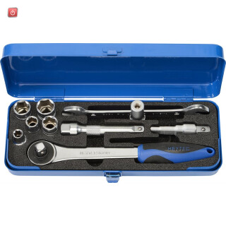 HEYCO / 50780809580 / WERKZEUGSATZ1/2" SANITÄR 11TLG.  50780 / EAN 4024089339086