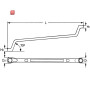 HEYCO / 50805101380 / DOPPELRINGSCHL. CV  50805  10 X 13 MM / EAN 4024089340570