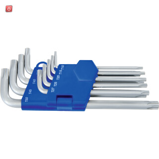 HEYCO / 50813488280 / WINKELSCHRAUBENDREHERSATZ TORX, 9-TLG / EAN 4024089347043