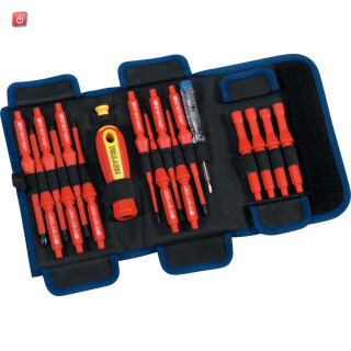 HEYCO / 50846000033 / VDE ELEKTRIKERSATZ IN ROLLTASCHE 18-TLG. / EAN 4024089369113