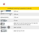 HEYCO / 50854301683 / STECKSCHL-GAR. 1/2" 28 TLG 50854-3016 / EAN 4024089381023