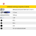 HEYCO / 50829301983 / STECKSCHL-GARN.50829-3019 1/4"...
