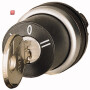 EATON / 216900 / Schlsseltaste, rastend, 3 Stellungen, Schlssel abziehbar: I, 0, II, Frontring Titan M22-WRS3 / EAN4015082169008