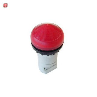 EATON / 216915 / Leuchtmelder, RMQ-Titan, hoch, konisch, ohne Leuchtmittel, fr Glh-, Glimmlampen und LEDs bis 2,4 W, mit Lampenfassung BA 9s, rot M22-LCH-R / EAN4015082169152