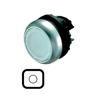 EATON / 216922 / M22-DL-W / Leuchtdrucktaste flach,weiss,blanko / EAN4015082169220