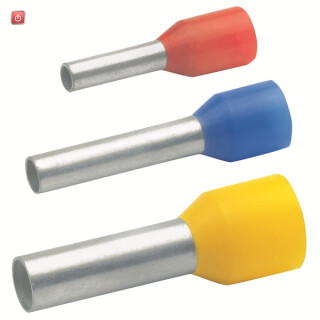 KLAUKE / 4696 / Isolierte Aderendhülsen nach DIN, , 0,5 mm², Weiß, Länge 6mm, Cu, / EAN 4012078070140
