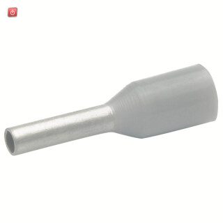 KLAUKE / 47010 / Isolierte Aderendhülsen nach DIN, , 0,75 mm², Grau, Länge 10mm, Cu, / EAN 4012078070195