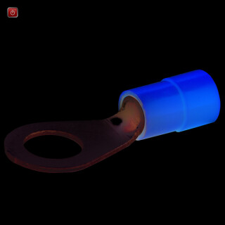 KLAUKE / 6505 / Quetschkabelschuh isoliert, M5 DIN 46237, Isolierhülse PA, 4-6 mm² / EAN 4012078071178
