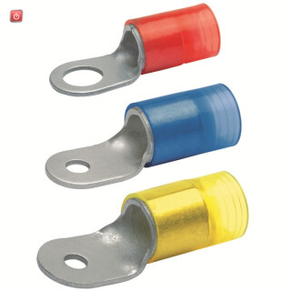 KLAUKE / 65810 / Quetschkabelschuh isoliert, M10, Isolierhülse PA, 95 mm² / EAN 4012078063494