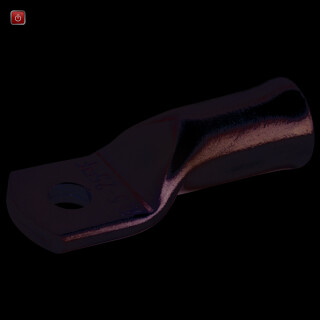 KLAUKE / 707F16MS / Rohrkabelschuh mit Sichtloch, F-Reihe, 70 mm², M16, Cu verzinnt / EAN 4012078053754
