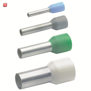 KLAUKE / 1668 / Isolierte Aderendhülsen nach DIN, Farbcode 2, 0,14 mm², Braun, Länge / EAN 4012078069786
