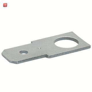 KLAUKE / 2140 / Flachstecker nicht-isol. DIN 46342 Teil 1, 6,3x0,8 mm B-d: 4,3 mm, / EAN 4012078072717