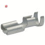 KLAUKE / 2750 / Flachsteckhülse nicht-isol., 6,3x0,8 mm mit Rastzunge, 4-6 mm², CuZn / EAN 4012078072205