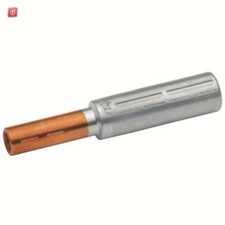KLAUKE / 324R10 / Pressverbinder von Al 25 mm² rm/sm auf Cu 10 mm² rm/sm / EAN 4012078066723