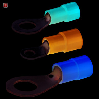 KLAUKE / 62025 / Quetschkabelschuh isoliert, M2,5 DIN 46237, Isolierhülse PA, 0,5-1 mm² / EAN 4012078070911