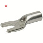 KLAUKE / 92C5 / Rohrkabelschuh mit Sichtloch, Gabelform, 1,5 mm², M5, Cu verzinnt / EAN 4012078048101