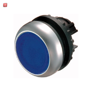 EATON / 216952 / Leuchtdrucktaste, RMQ-Titan, flach, rastend, blau, unbeschriftet, Frontring Titan M22-DRL-B / EAN4015082169527