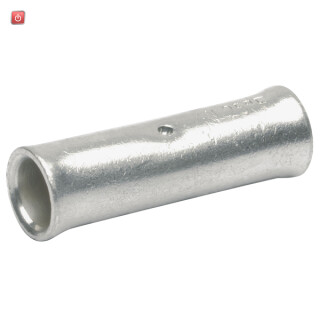 KLAUKE / 724F / Stoßverbinder für feindrähtige Leiter, 25 mm², Cu verzinnt / EAN 4012078387125