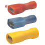 KLAUKE / 8502V / Flachsteckhülse isoliert, 4,8x0,5 mm, 4-6 mm², PVC vollisoliert / EAN 4012078447799