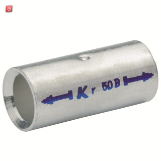 KLAUKE / 25B / Stoßverbinder, blue connection, 25 mm², Cu verzinnt / EAN 4012078799638