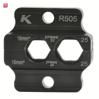 KLAUKE / R505 / Presseinsatz R50er-Reihe für Rohrkabel/Verbinder normal 16 - 25 mm² / EAN 4012078846134