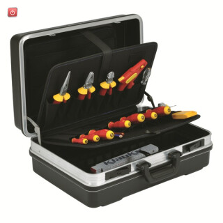 KLAUKE / KL855B22 / Hartschalenkoffer,schwarz, bestückt, Lehrlingskoffer / EAN 4012078858281