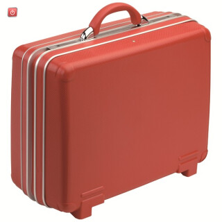 KLAUKE / KL880L / Werkzeugkoffer rot, leer / EAN 4012078587884
