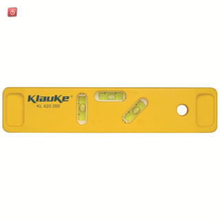 KLAUKE / KL420200 / Schaltschrank-Wasserwaage, 200 mm / EAN 4012078587310
