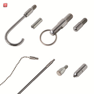 KLAUKE / 52055388 / Zubehör Set für Kabeleinzug-Stangen, 4-teilig / EAN 4012078719254