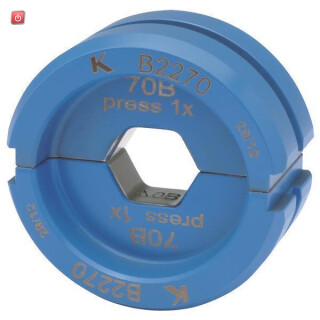 KLAUKE / B22240 / Presseinsatz blue connection B 22, 240 mm², Serie 22 / EAN 4012078788434