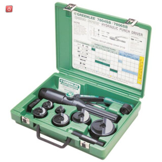 KLAUKE / 50356119SET / Stanzensatz Hand-Hydraulik Slug Buster, PG 9 - PG 21, 30,5 mm / EAN 783310356110
