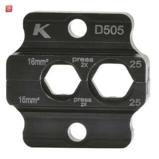 KLAUKE / D504 / Presseinsatz D-Reihe, 6 - 16 mm² / EAN 4012078918527