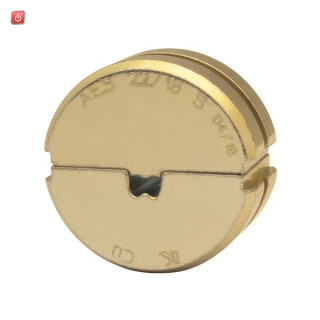KLAUKE / AES2216S / Presseinsatz K22er-Reihe, für Aderendhülsen 16 mm² / EAN 4012078936811