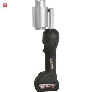 KLAUKE / LS100FLEXCFB / Lochstanze m. drehb. Kopf mit Bosch Akku, mit Zubehör im Koffer / EAN 4012078964517