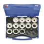 KLAUKE / HD13SET / Presseinsatzset 10-300 mm² D 13 im Kunststoffkoffer, 13-teilig, Serie / EAN 4059577029446