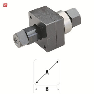 KLAUKE / 50611257 / Quadratlocher Spezial mit abgeflachten Ecken / EAN 4059577007208