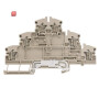 WEIDMÜLLER / 1131750000 / ZDLD 2.5-2N/PE/L/L / Mehrstock-Reihenklemme, Zugfederanschluss, dunkelbeige, 2.5 mm², 500 / EAN 4032248922680
