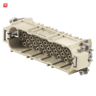 WEIDMÜLLER / 1601720000 / HDC HD 64 MC / Kontakteinsatz (Industriesteckverbinder), Stift, 250 V, 10 A, Polzahl: / EAN 4008190125073