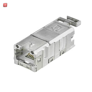 WEIDMÜLLER / 1963840000 / IE-BI-RJ45-FJ-B / RJ45-Steckverbinder, IP67 mit Gehäuse, Anschluss 1: RJ45, Anschluss 2: / EAN 4032248651894