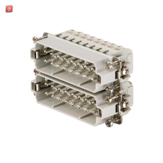 WEIDMÜLLER / 1650880000 / HDC HA 16 MS 17-32 / Kontakteinsatz (Industriesteckverbinder), Stift, 250 V, 16 A, Polzahl: / EAN 4008190299484