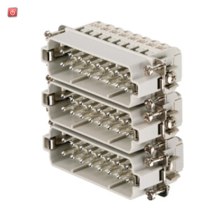 WEIDMÜLLER / 1650990000 / HDC HA 16 MS 33-48 / Kontakteinsatz (Industriesteckverbinder), Stift, 250 V, 16 A, Polzahl: / EAN 4008190299613