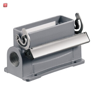 WEIDMÜLLER / 1788770000 / HDC 16A SLU 2M20G / Gehäuse (Industriesteckverbinder), Sockelgehäuse, Längsbügel am / EAN 4032248206315