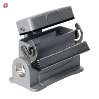 WEIDMÜLLER / 1788790000 / HDC 16A SDLU 2M20G / Gehäuse (Industriesteckverbinder), Sockelgehäuse, Längsbügel am / EAN 4032248206339