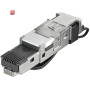 WEIDMÜLLER / 1963600000 / IE-PS-RJ45-FH-BK / RJ45-Steckverbinder, IP20, Anschluss 1: RJ45, Anschluss 2: IDC8-adrig, / EAN 4032248645725