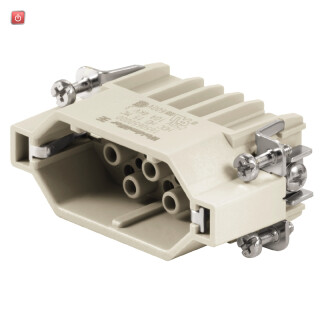 WEIDMÜLLER / 1650650000 / HDC HD 15 MC / Kontakteinsatz (Industriesteckverbinder), Stift, 250 V, 10 A, Polzahl: / EAN 4008190299323