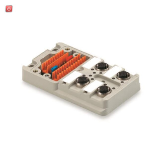 WEIDMÜLLER / 1701231000 / SAI-4-M 5P M12 UT / Passiver Sensor-/Aktor-Verteiler (ohne Leitung), Haubenverteiler / EAN 4032248003112