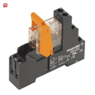 WEIDMÜLLER / 8871020000 / RCIKIT 230VAC 1CO LD / Koppelrelais, 230 V AC, LED rot, 1 Wechsler (AgNi) , 250 V AC, 16 A, / EAN 4032248604173