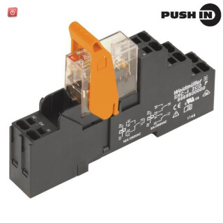 WEIDMÜLLER / 8897130000 / RCIKITP 115VAC 1CO L / Koppelrelais, 115 V AC, LED rot, 1 Wechsler (AgNi) , 250 V AC, 16 A, / EAN 4032248646906